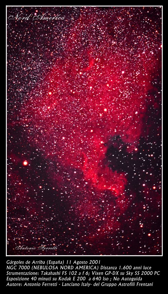 North America Nebula NGC 7000