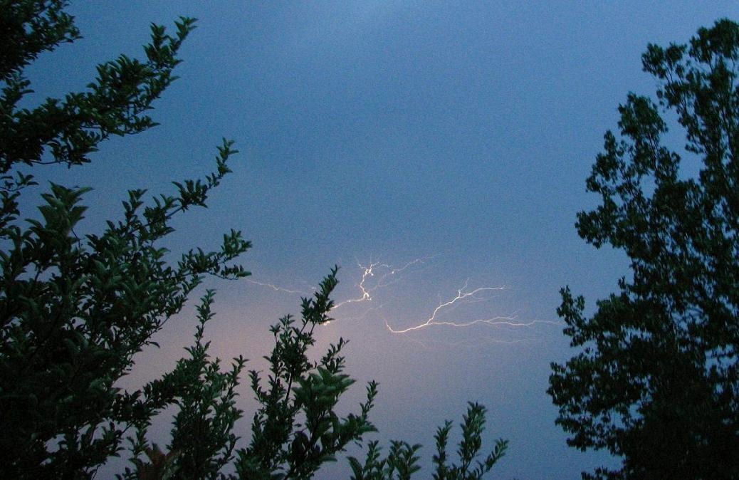lightning strikes