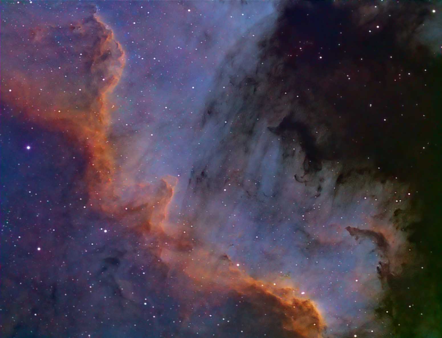 A slice of NGC 7000