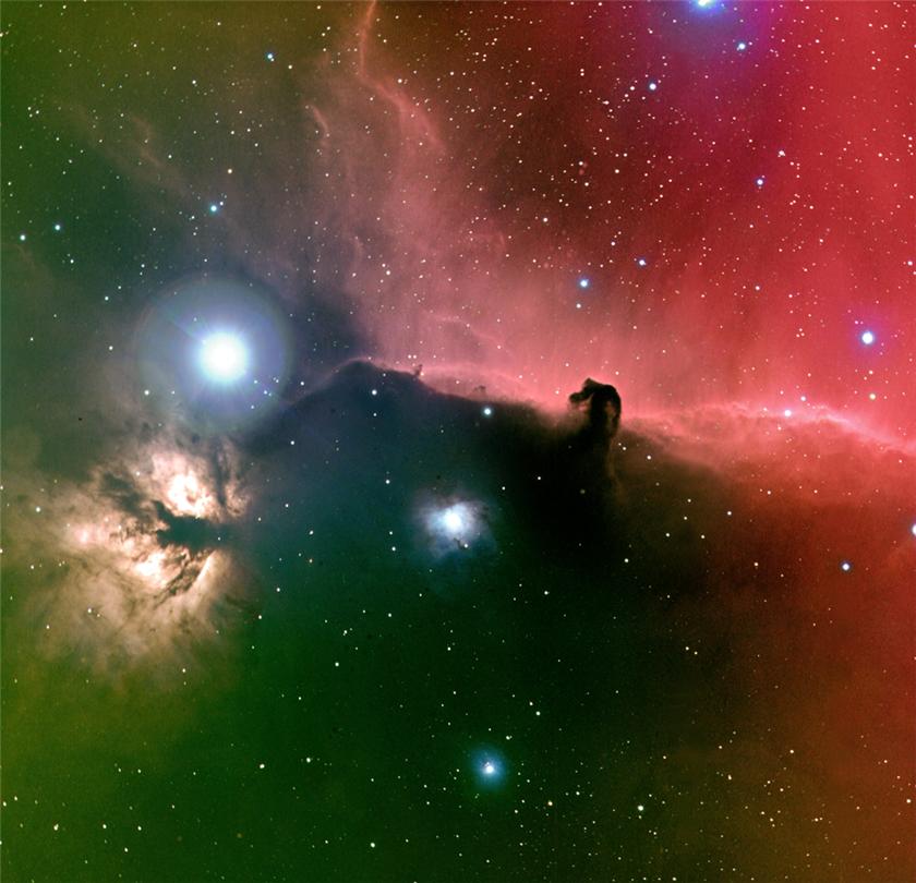 Horsehead and Flame Nebula