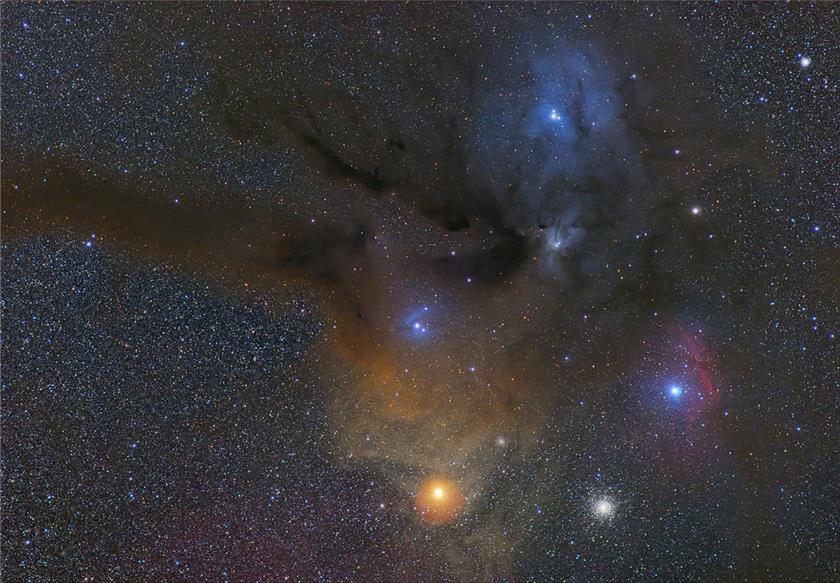 Antares and Rho Ophiuchi region