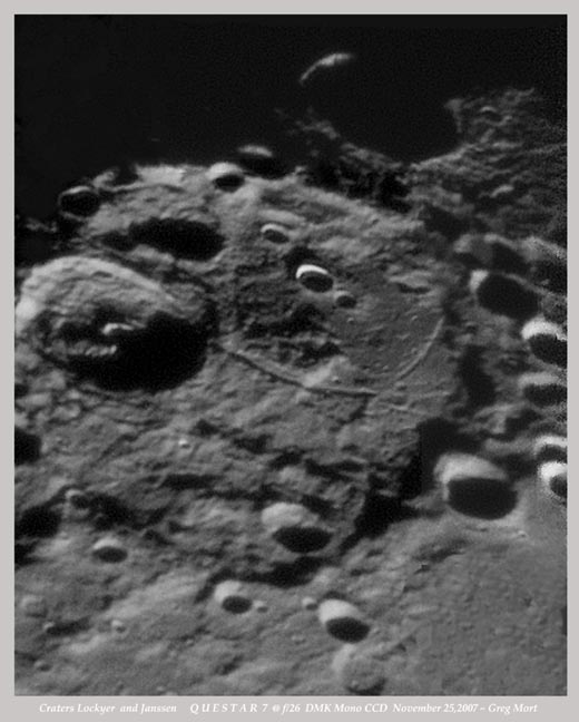 Close up Craters