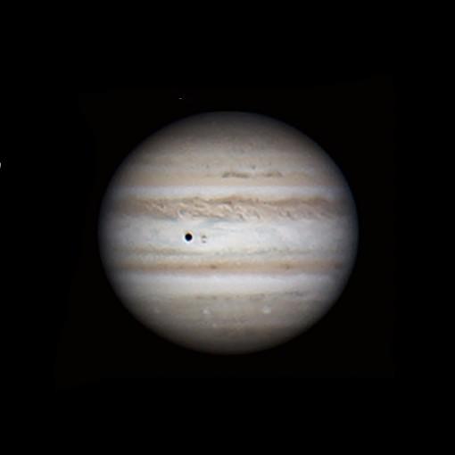 Jupiter and Io, 09/08/2009, Carpathians, Ukraine