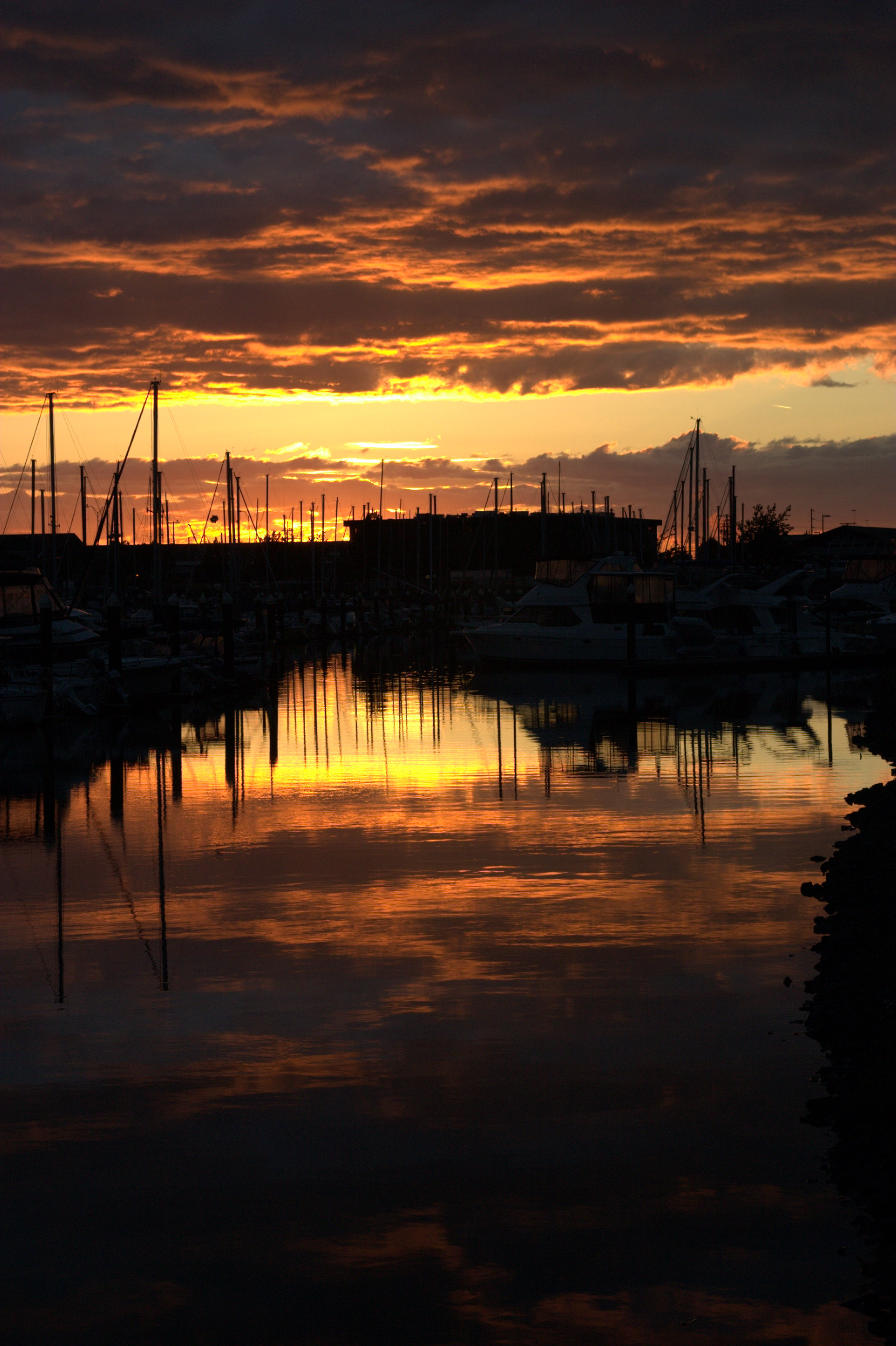 Sunset over Bellingham