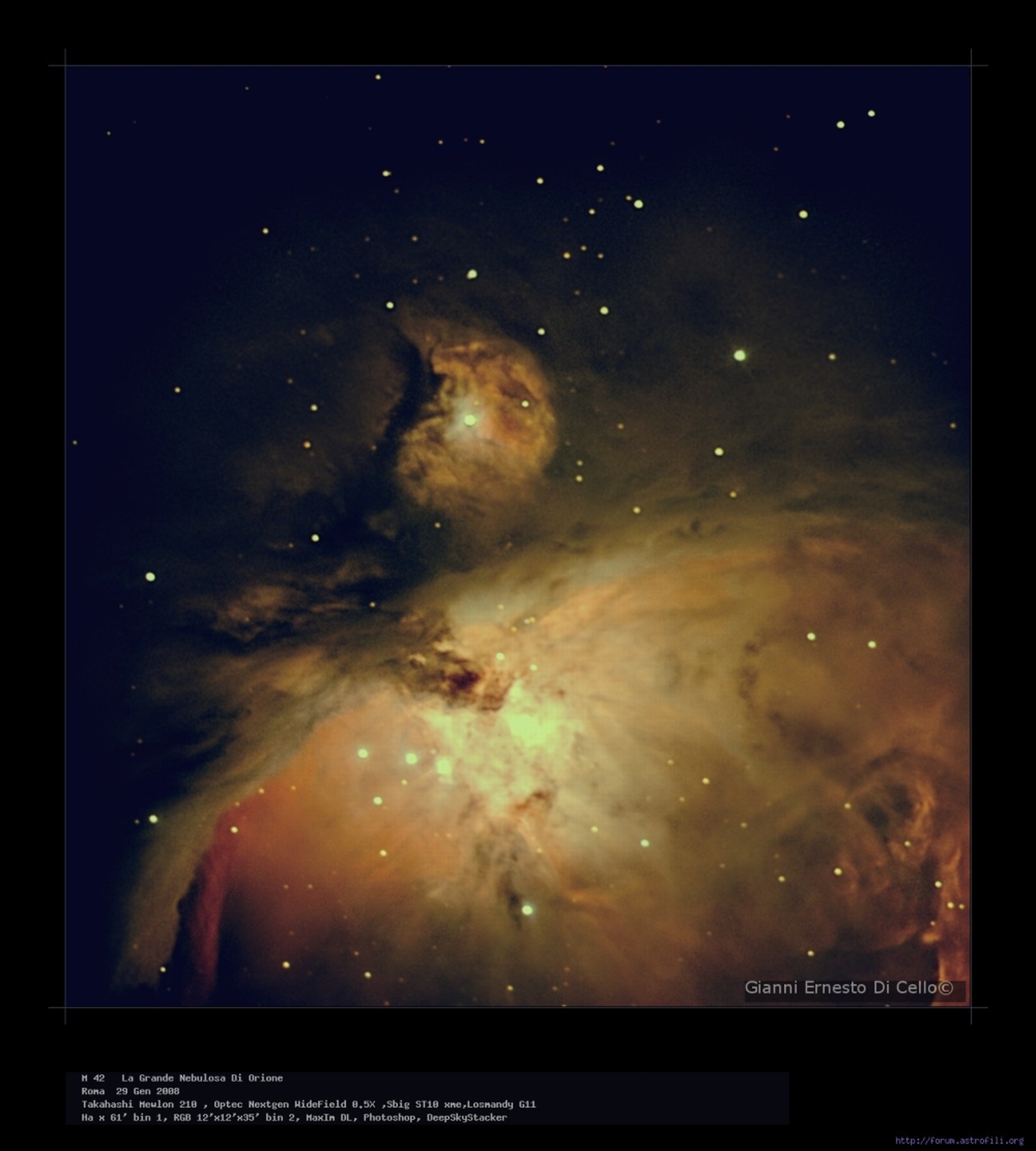 M 42   La Grande Nebulosa di Orione