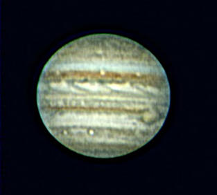 Jupiter showing GRS