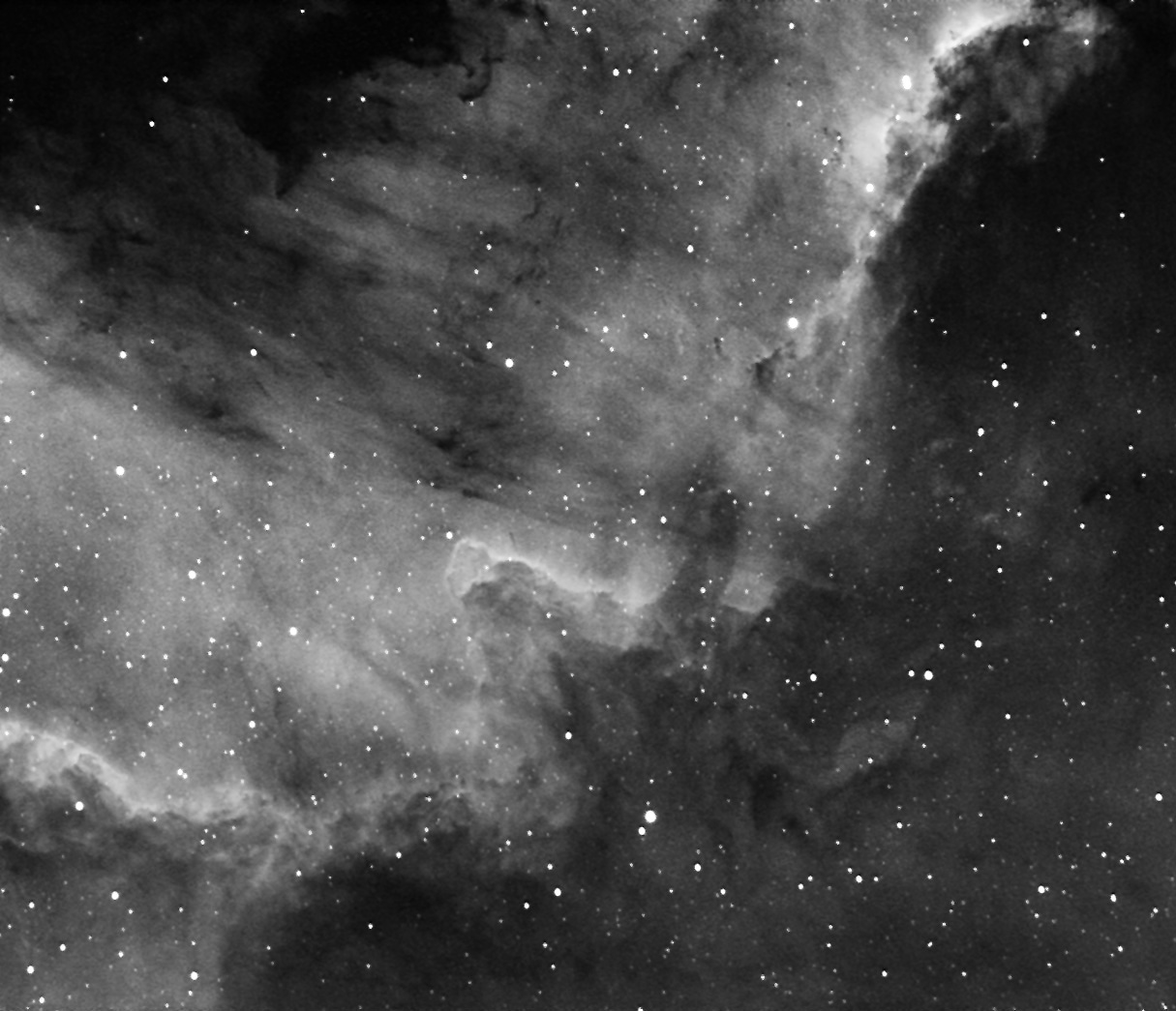 A Celestial Mexico in H-alpha