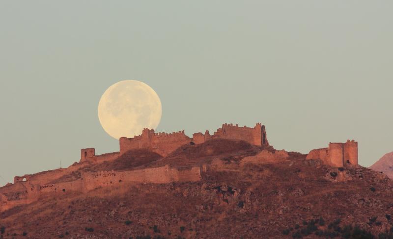 Castle moonrise.