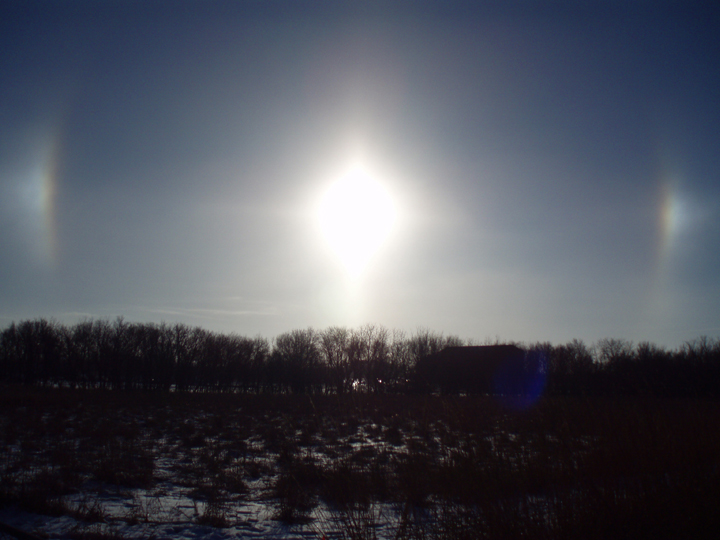Sundogs over Iowa