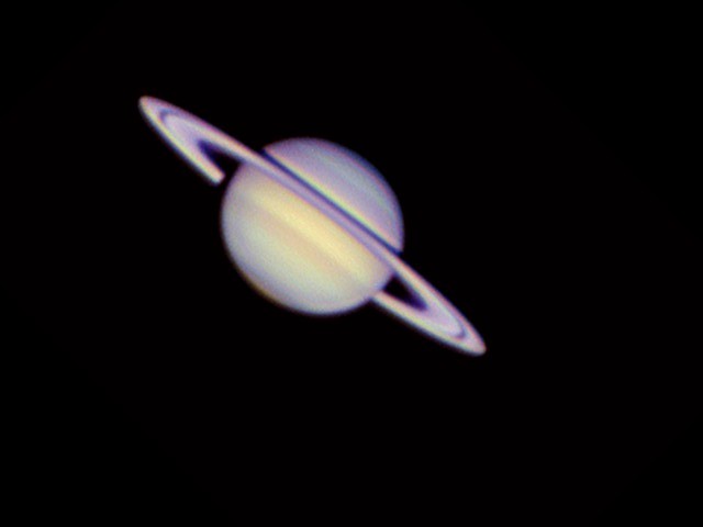 Saturn in brilliant color