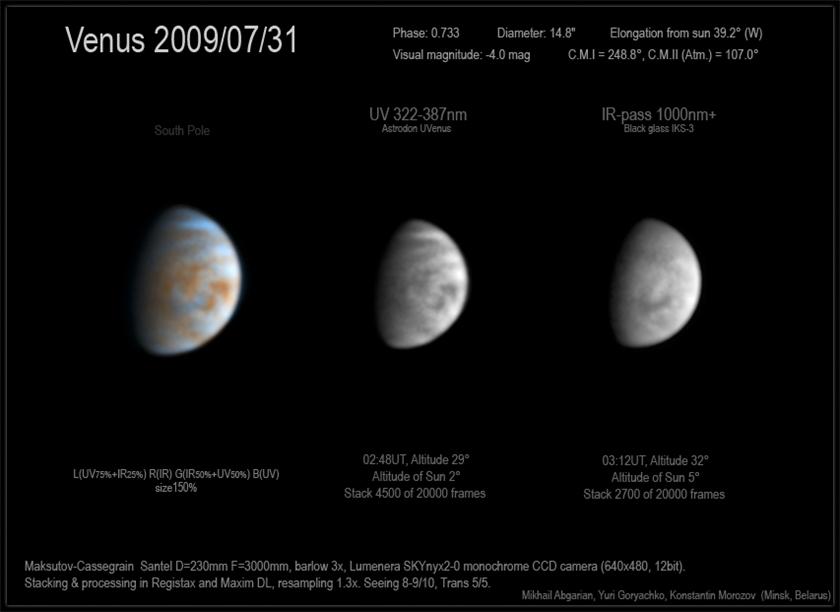 Venus on July 31, 2009