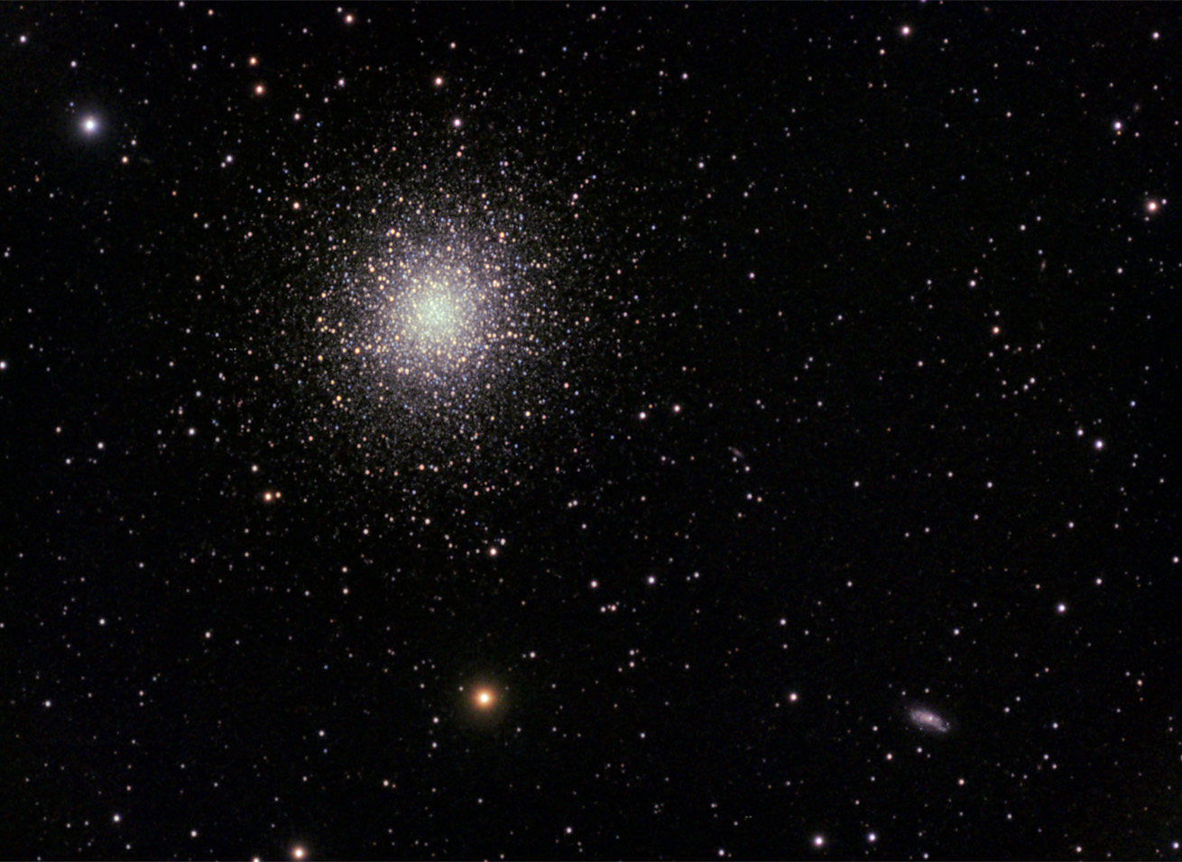 M13 & Background Galaxies