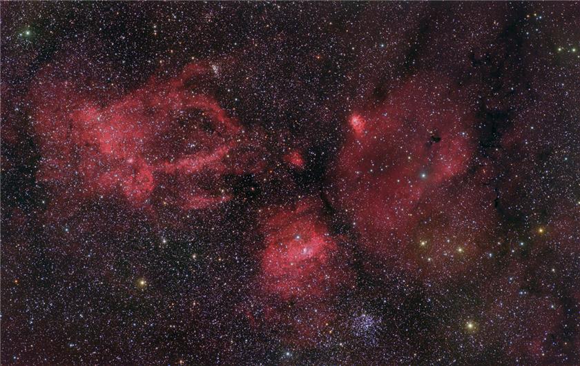A Gaseous Grouping Around M52