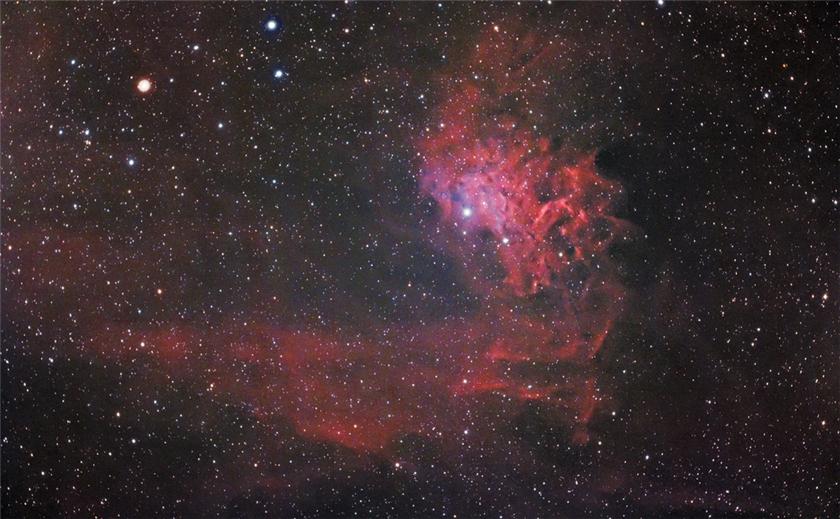 Flaming Star Nebula