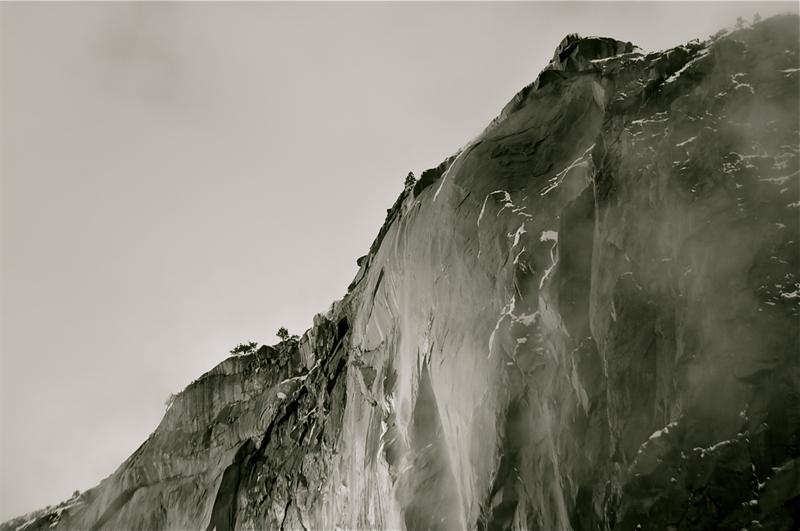Horsetail Falls in Winter