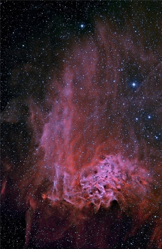 flaming star nebula