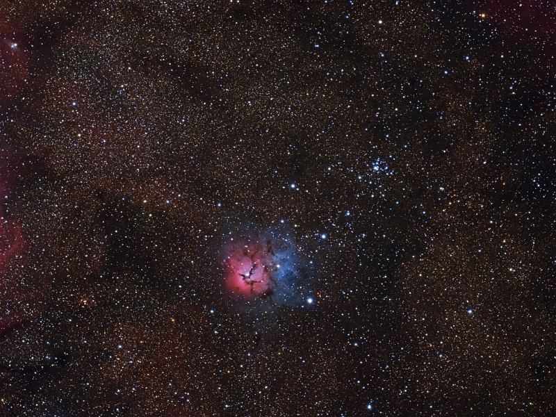 Trifid-Nebula & M21