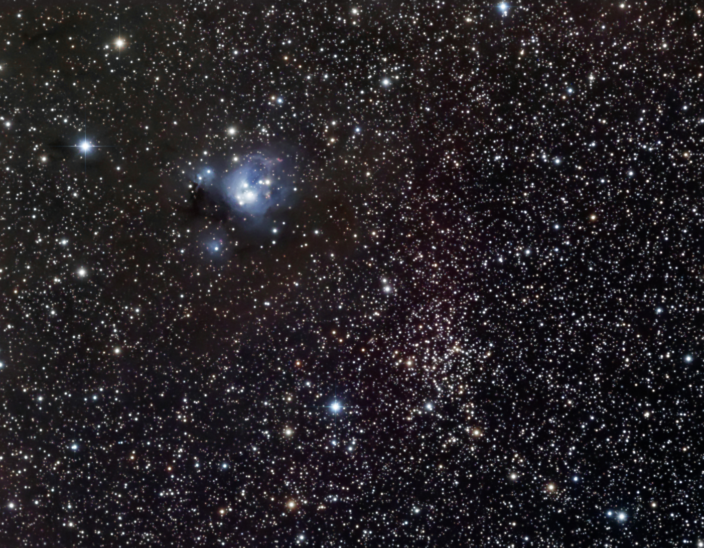 NGC 7129 and NGC 7142