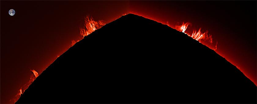 prominences of March 26, 2009