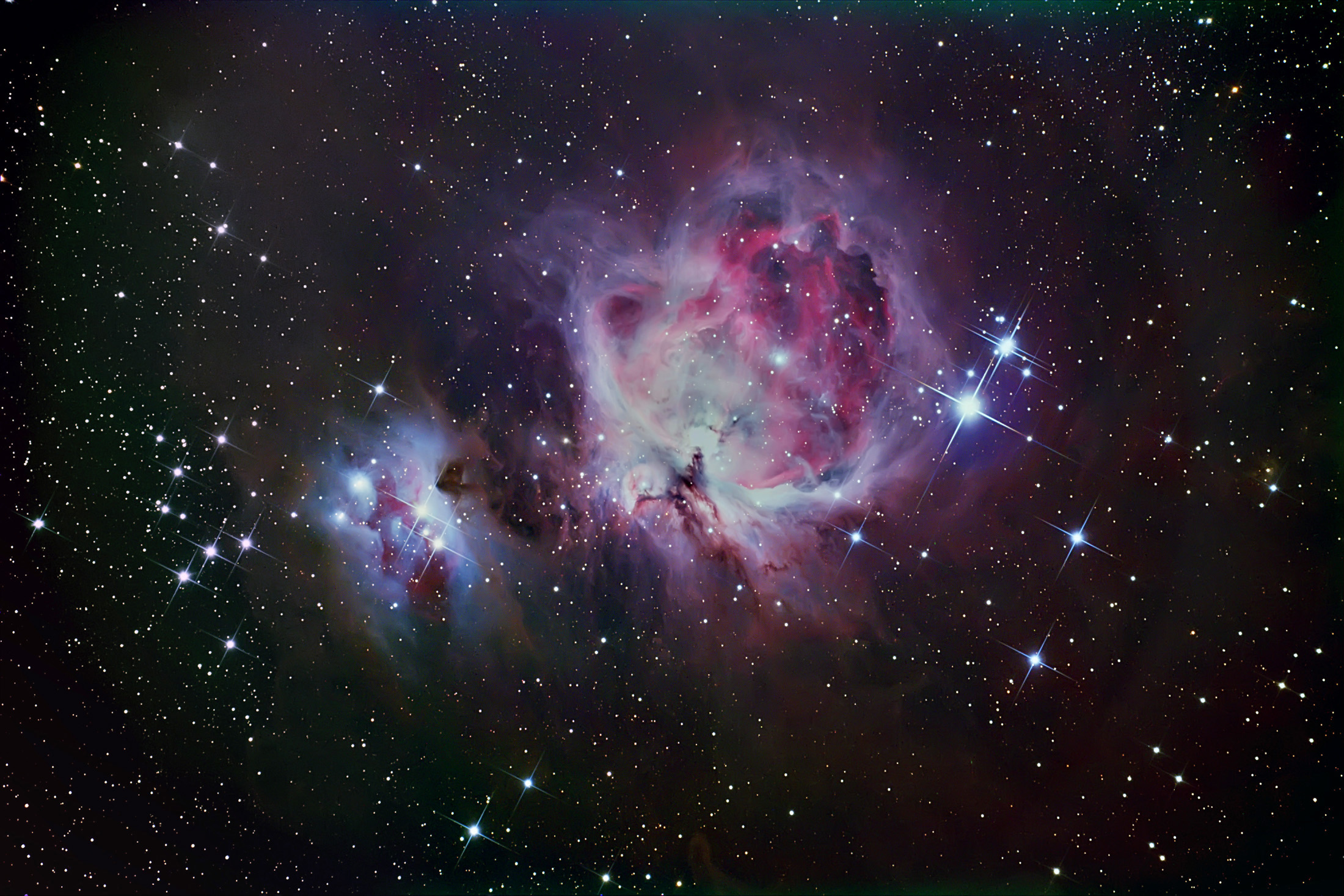  M42 and M43, Orion Nebula