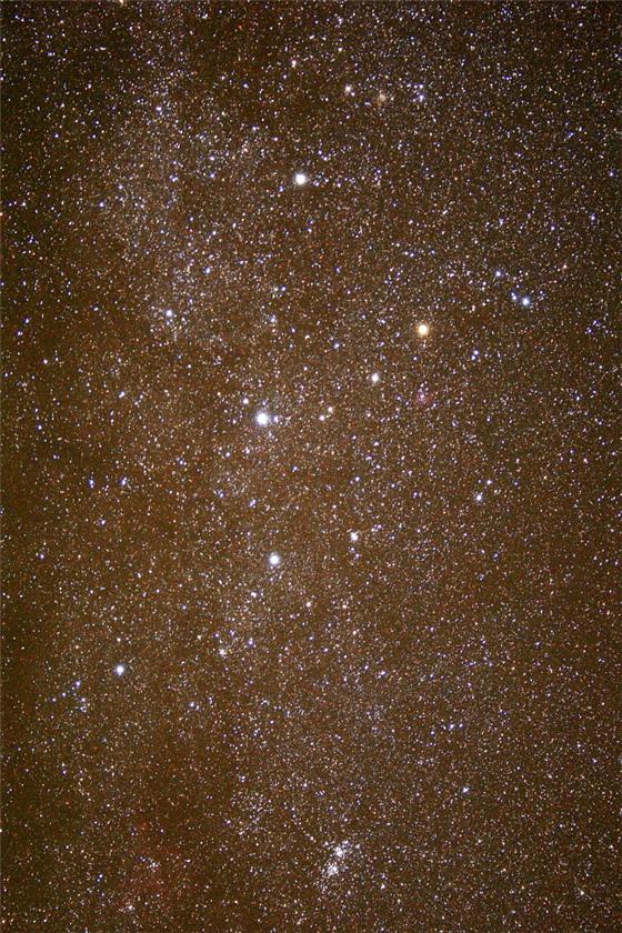 Casiopia in Milky Way