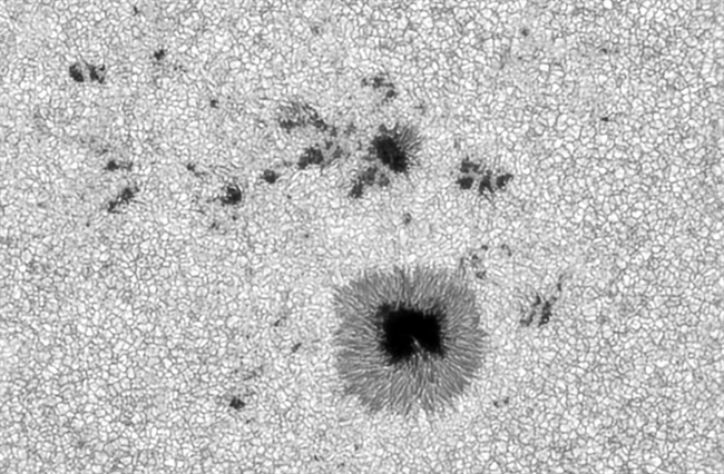 Sun spot group AR2014