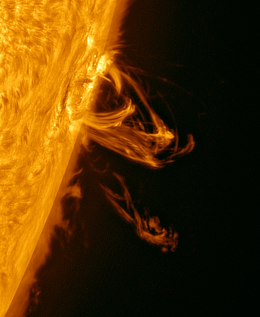 Post Looping Prominence