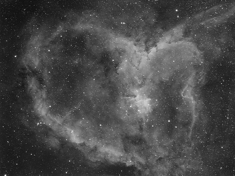 Heart Nebula in Ha