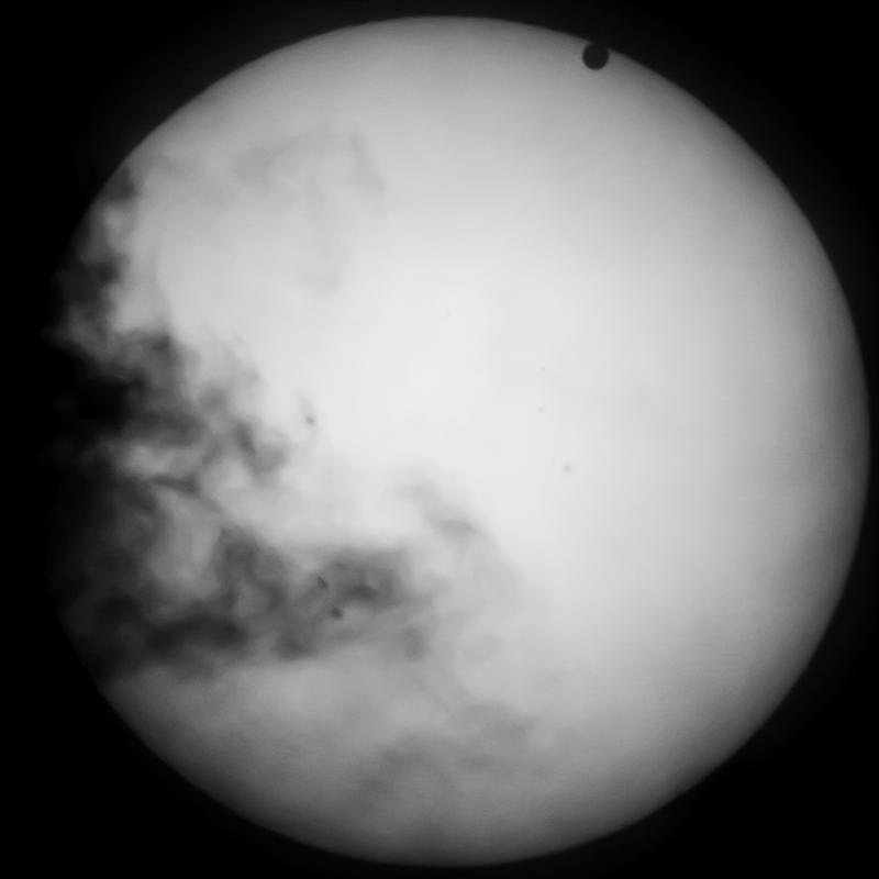Cloudy Transit of Venus