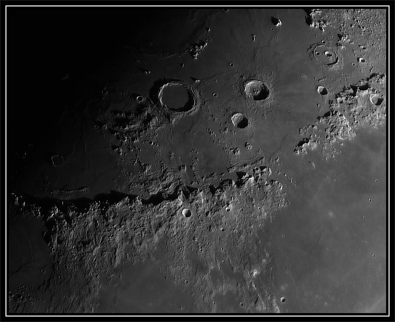 Detailed lunar mountains