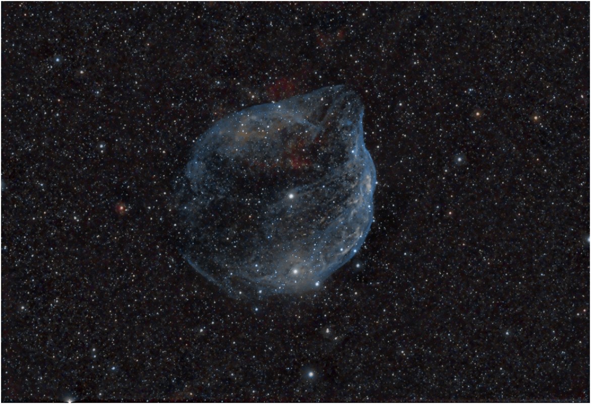Sh2-308, also designated as Sharpless 308 or Lynds Bright Nebula 1052