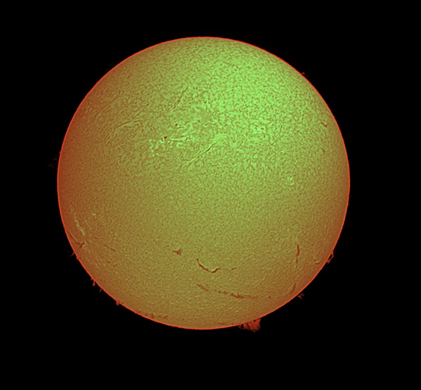 Solar Prominences Filaments and Spots 10-8-2022