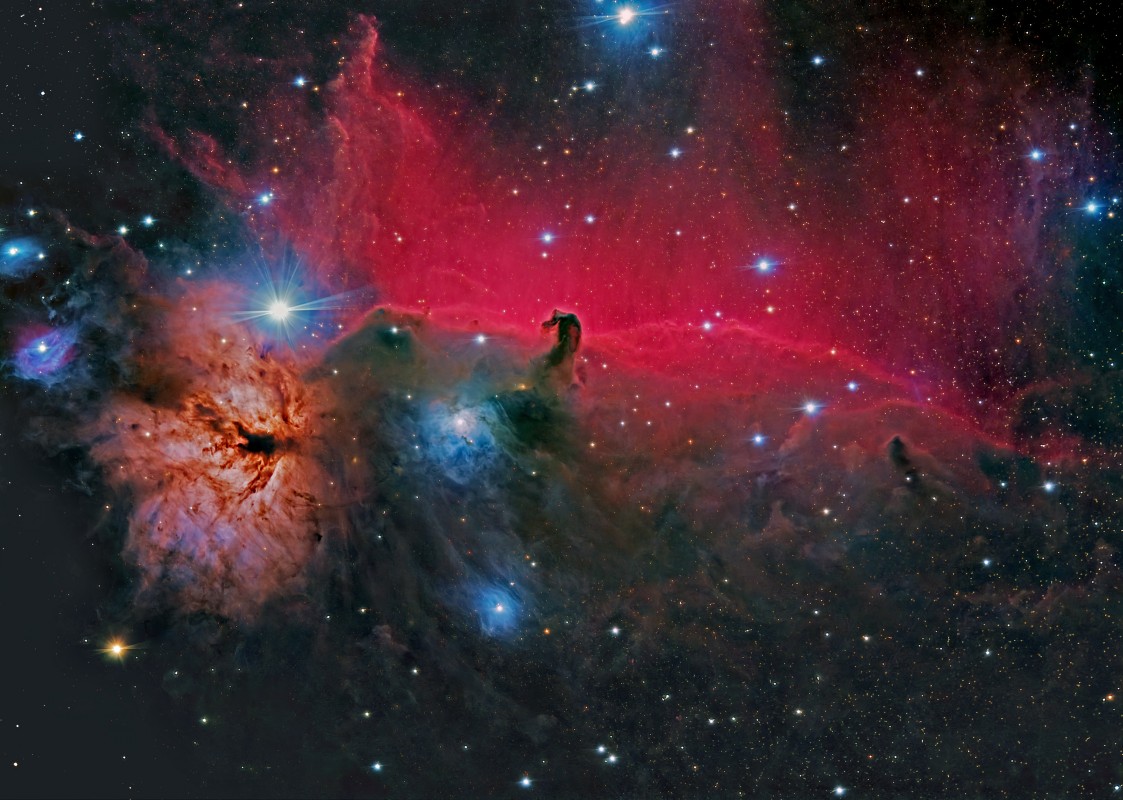 IC434 & NGC2024 - Horsehead and Flame Nebulae