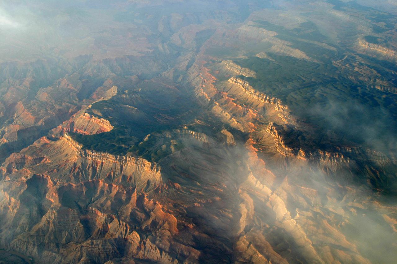 Sunset Grand Canyon, Aerial