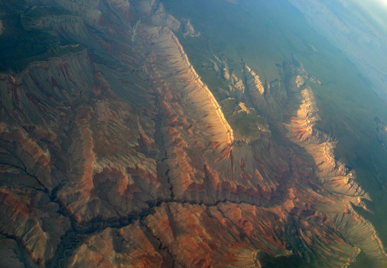 Sunset Grand Canyon, Aerial2