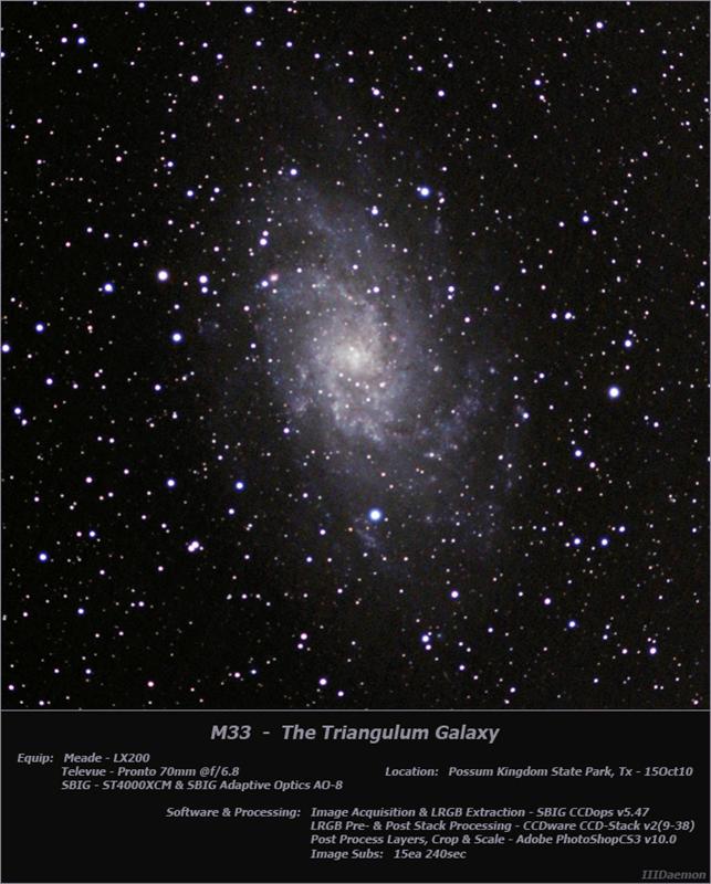 M33 - 1st Galaxy Attempt