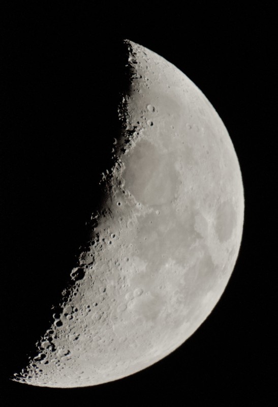 Lunar X at NW libration with Lunar V and second Lunar X at Albategnius crater.