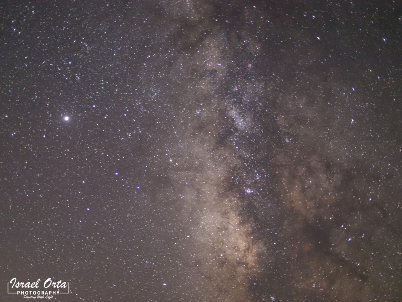 Jupiter, Sagittarius,  and the Milky Way