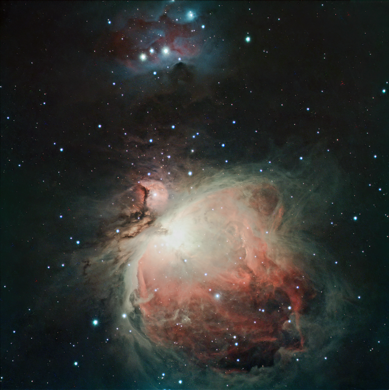 Orion and Running Man Nebulae
