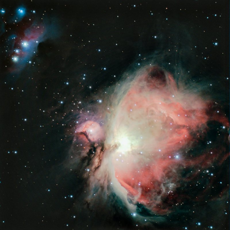 M42 Orion and Running Man Nebulae