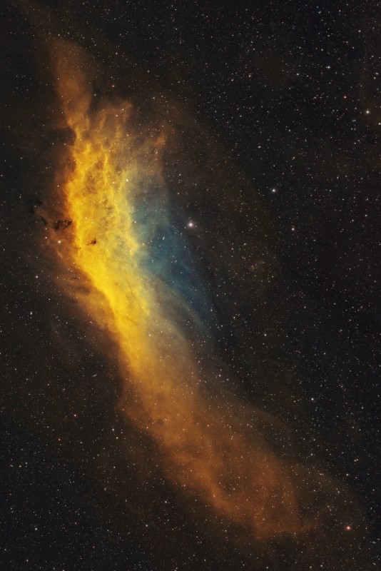 California Nebula in SHO