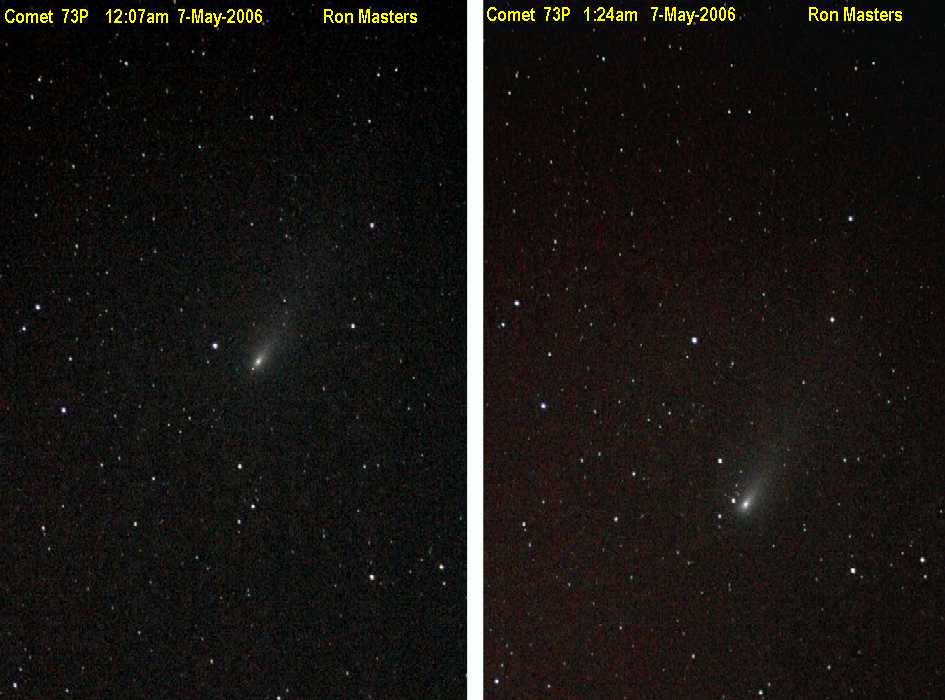 Comet 73P Time Lapse