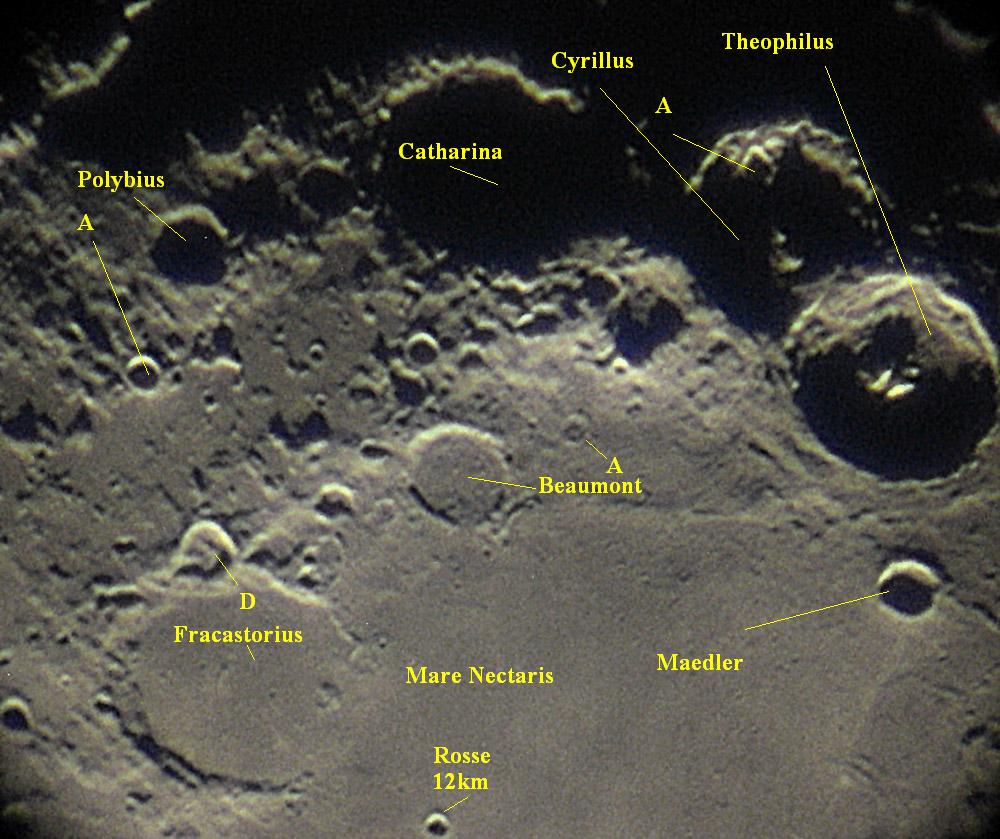 Mare Nectaris Region of Moon