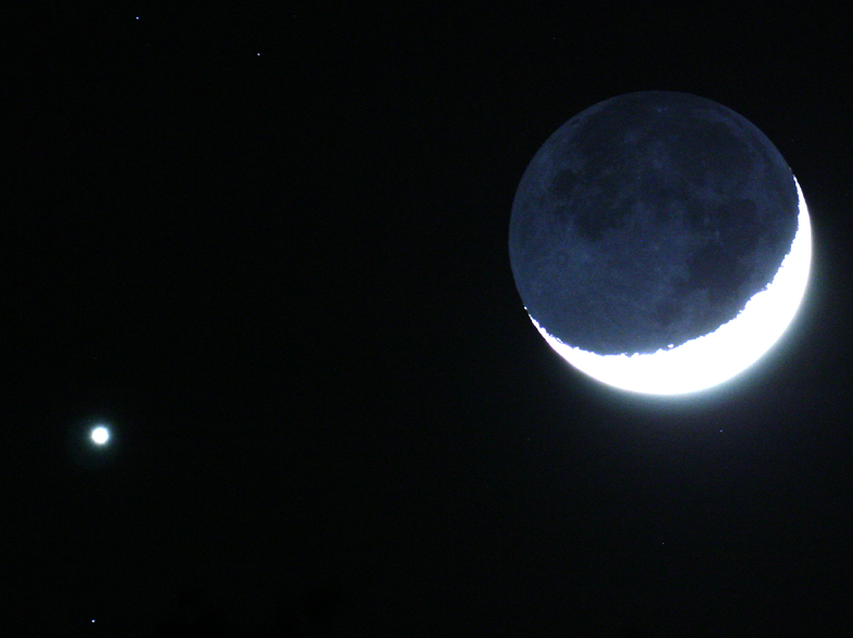 Venus Meets The Moon
