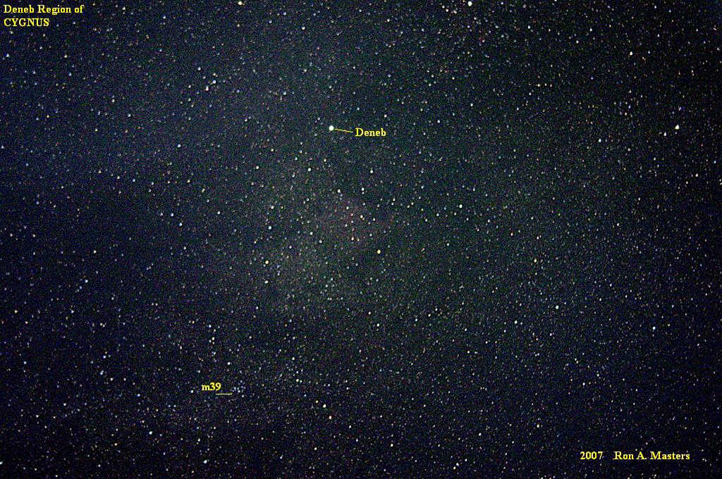 Deneb Region in Cygnus