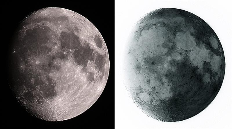 Moon and its Negative