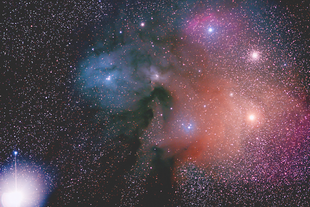 Jupiter approaching the Rho Ophiuchi Complex