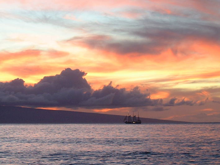 Fourmasted Sunset