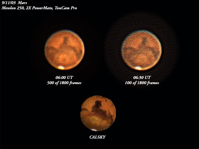 Mars shot 9/10/03