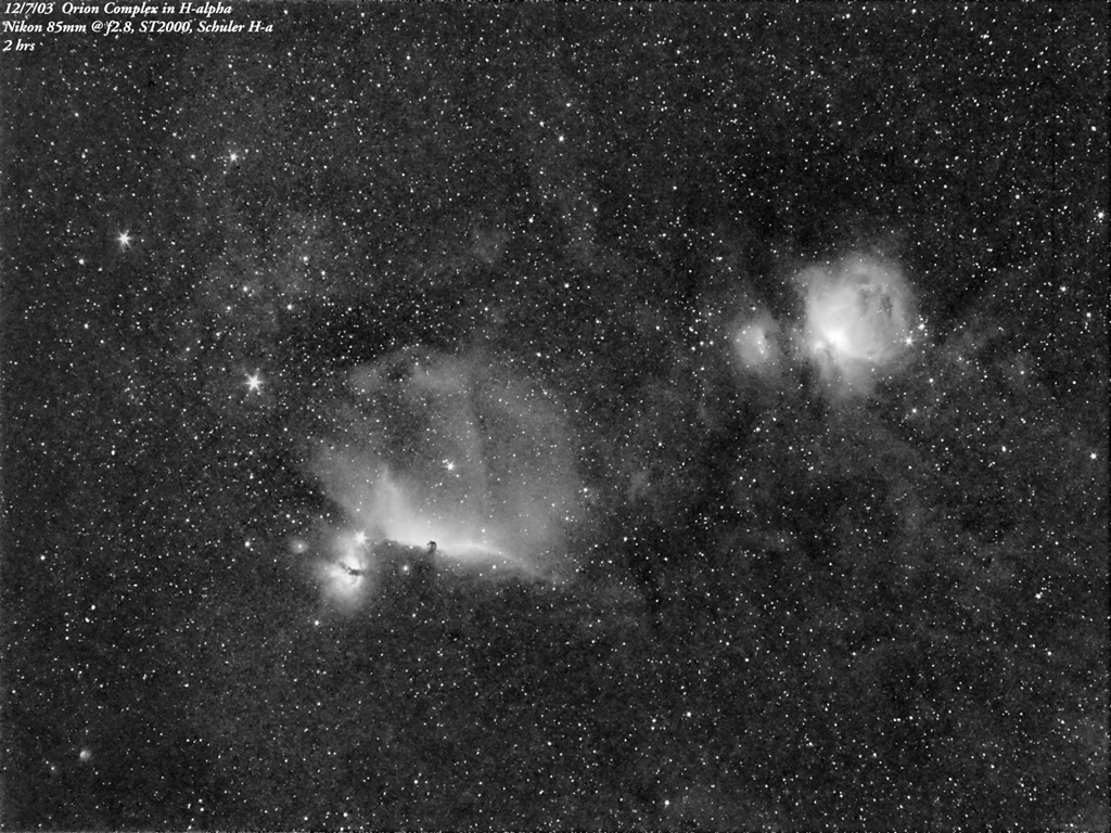 Orion Complex in H-alpha